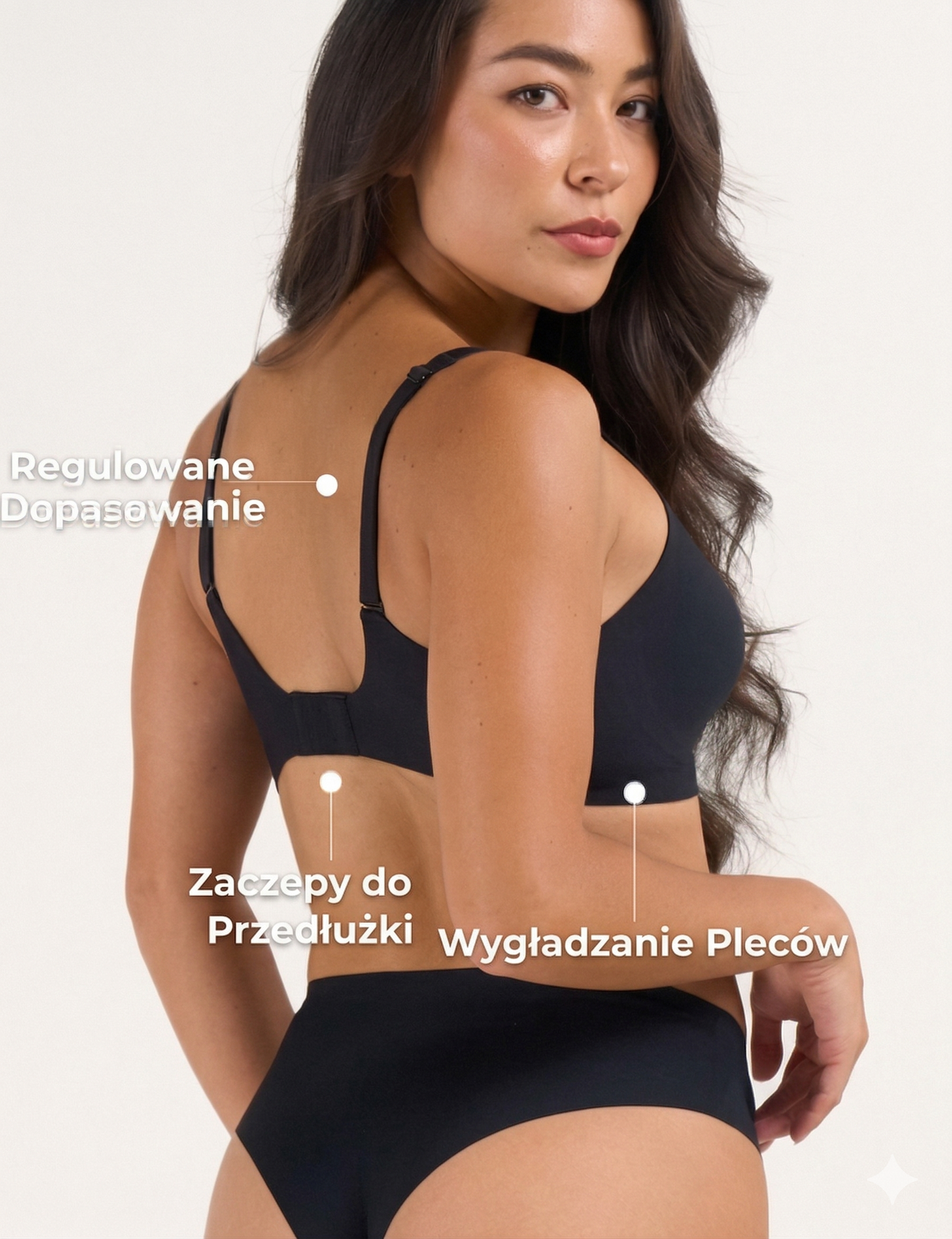 Bezszwowy Biustonosz Livios Push-Up z Głębokim Dekoltem