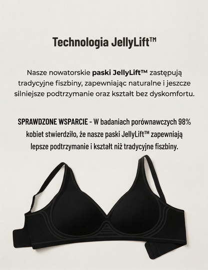 Bezszwowy Biustonosz Livios Push-Up z Głębokim Dekoltem